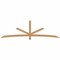 Ekena Millwork Alberta Timber Gable Bracket, Western Red Cedar, 108"W x 31 1/2"H x 1 1/2"D x 3 1/2"F, 7/12 Pitch GBW108X31X0204ALB00SWR - alternate 1